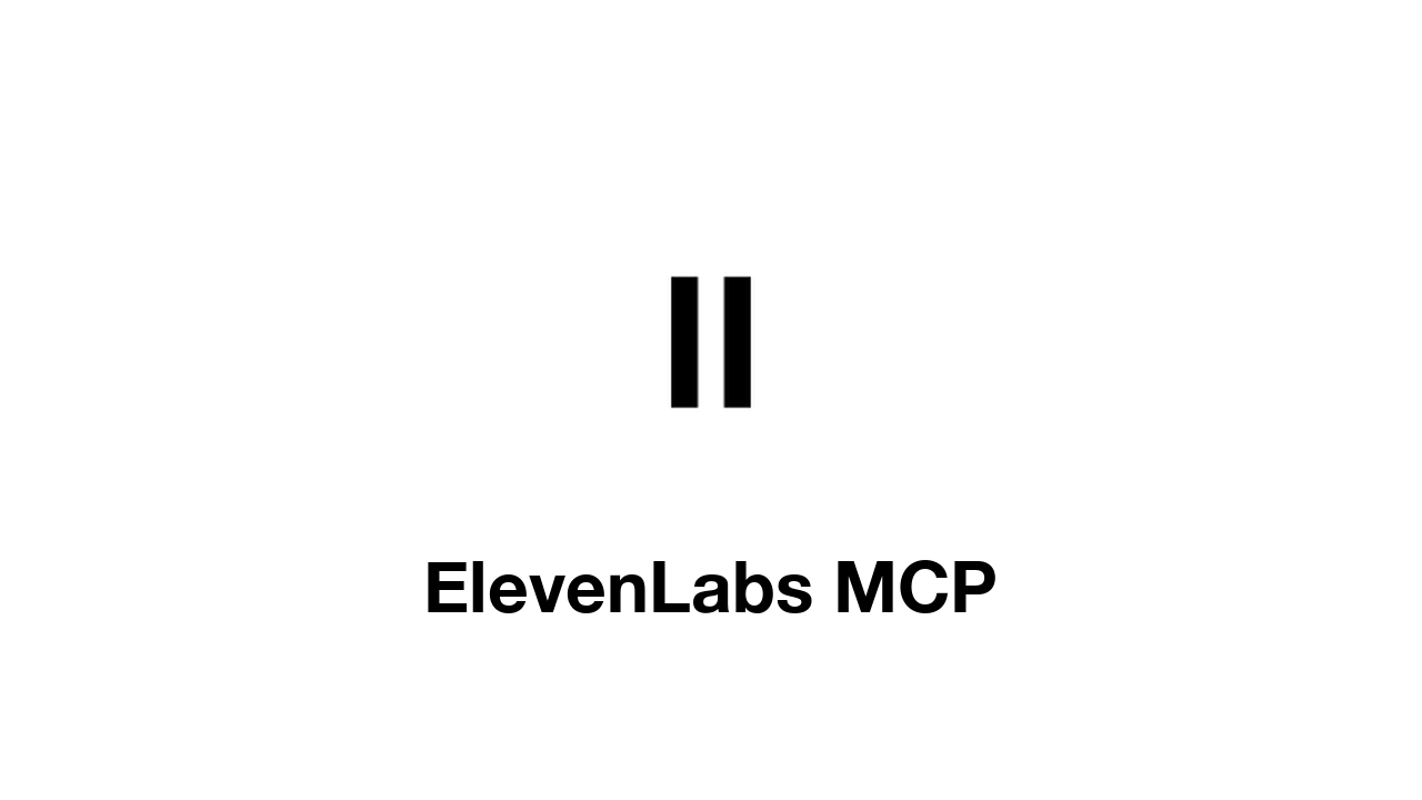 ElevenLabs MCP