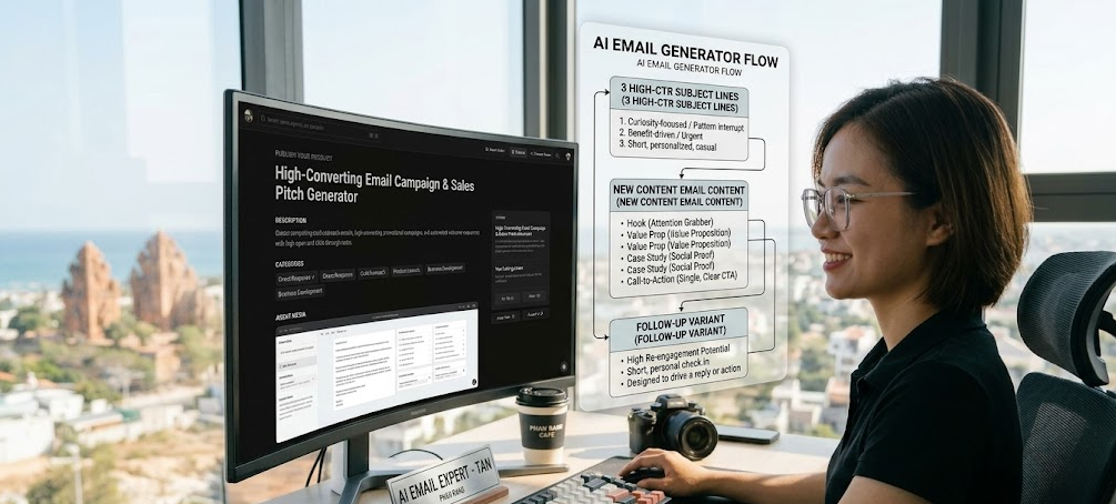 High-Converting Email Campaign & Sales Pitch Generator