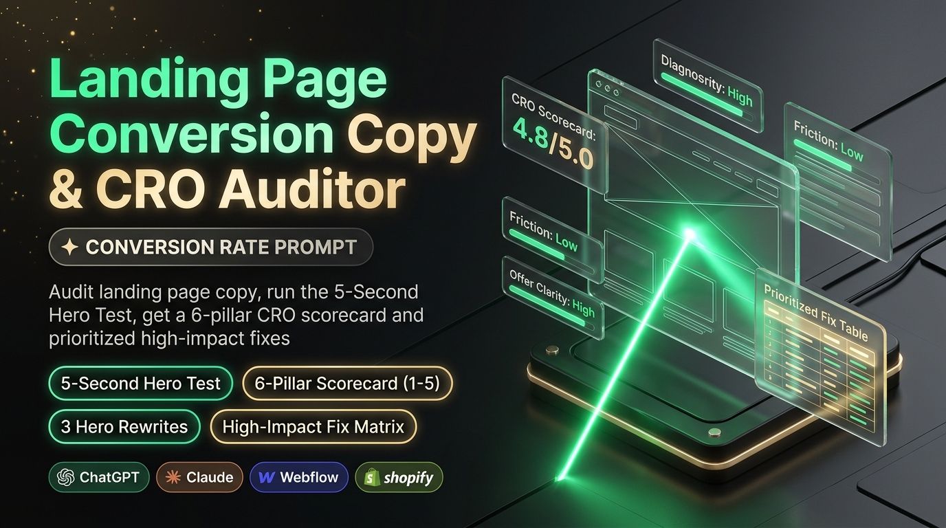 GrowthWedge: Landing Page Audit & Rewrite