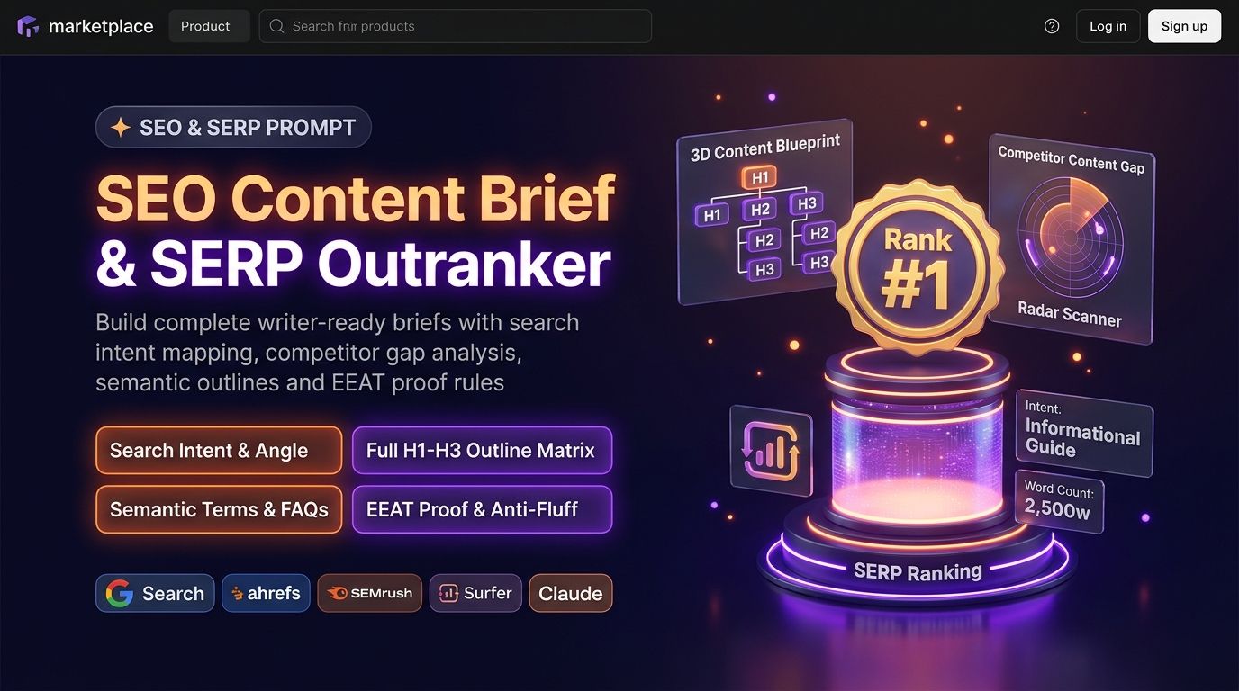 GrowthWedge: SEO Content Brief Builder