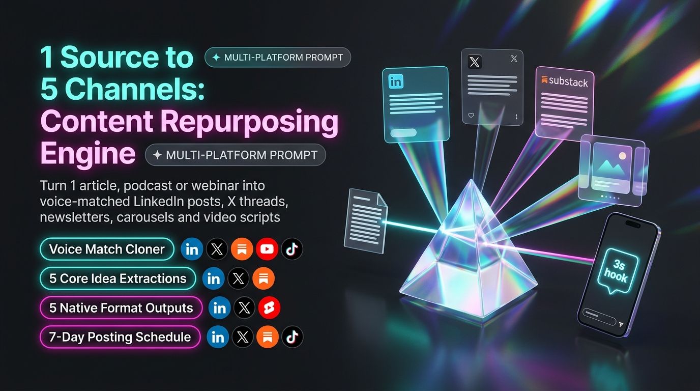 GrowthWedge: Content Repurposing Engine