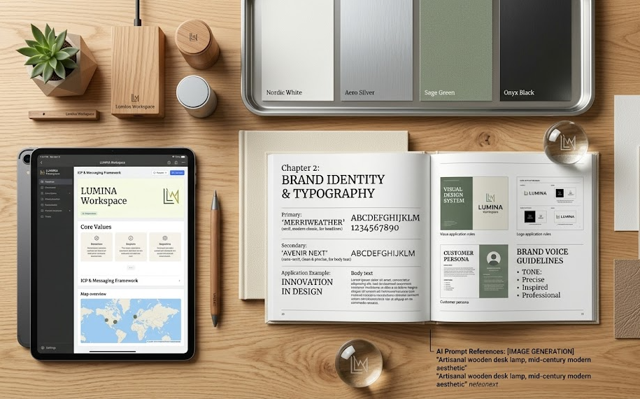 Complete AI Brand Identity & Visual Design System Master Prompt