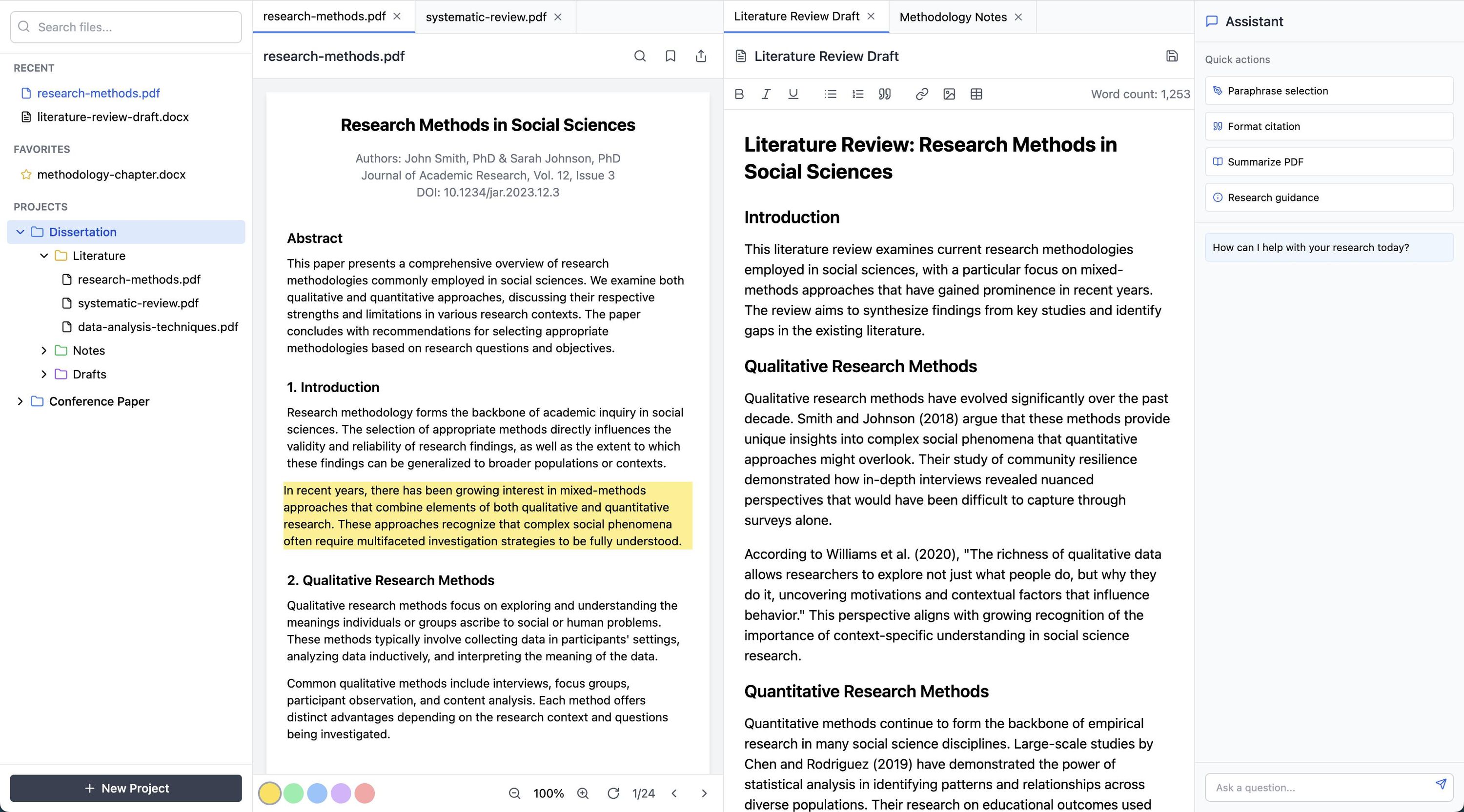 The Research Paper Intelligence Analyst