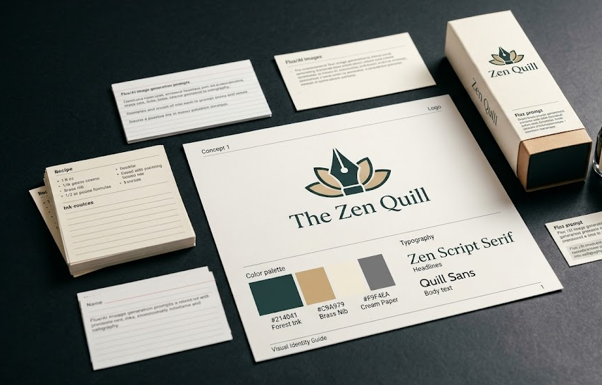 Professional Brand Logo & Visual Identity Generator