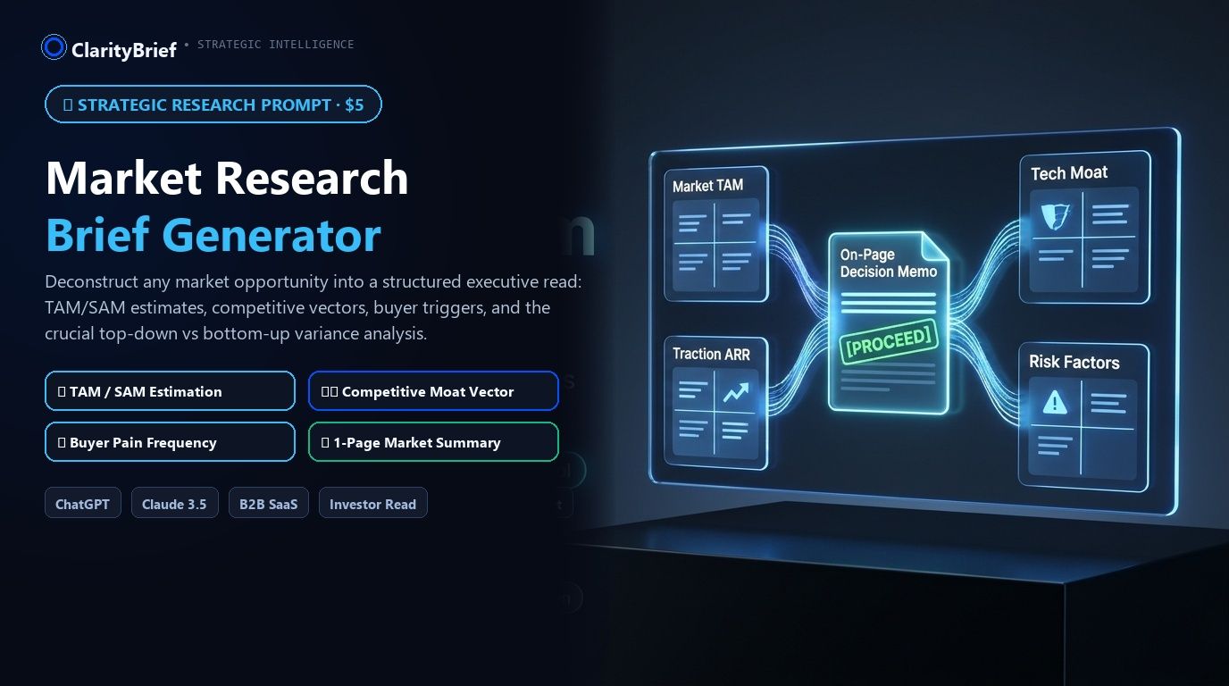 ClarityBrief: Market Research Brief