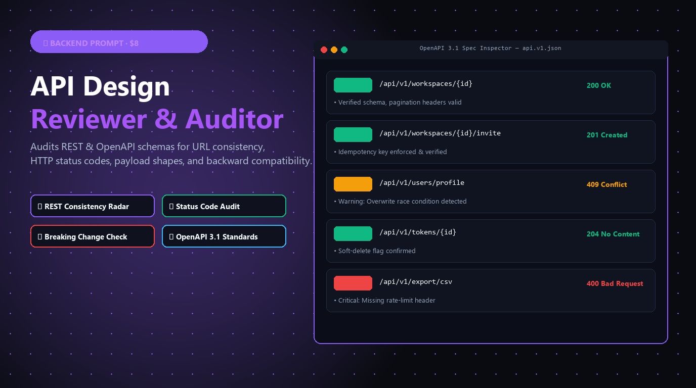 ShipKit DevTools: API Design Reviewer