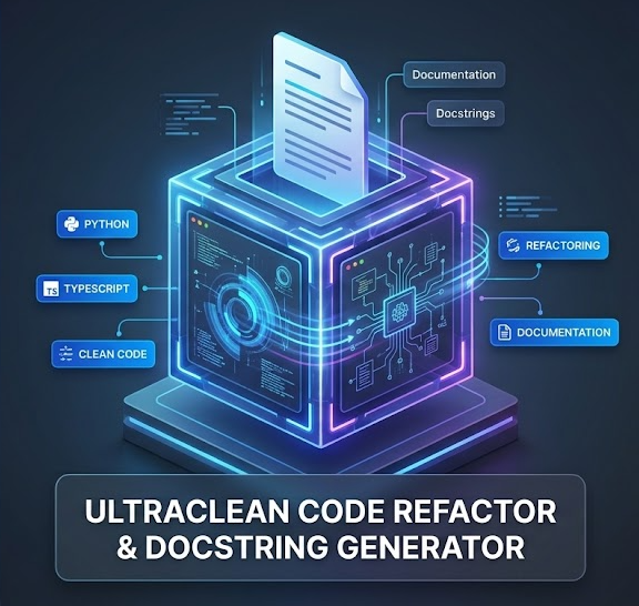 UltraClean Code Refactor & Docstring Generator