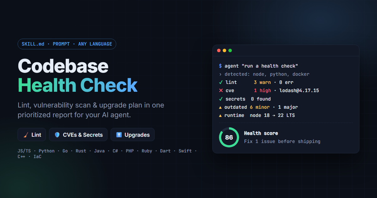 Ship-Ready Code Audit (Any Language)