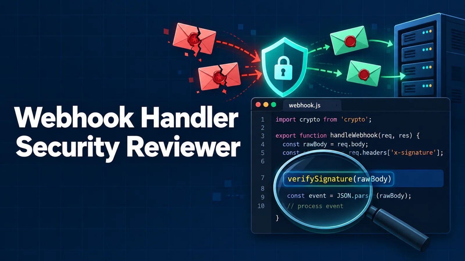 Webhook Handler Security Reviewer